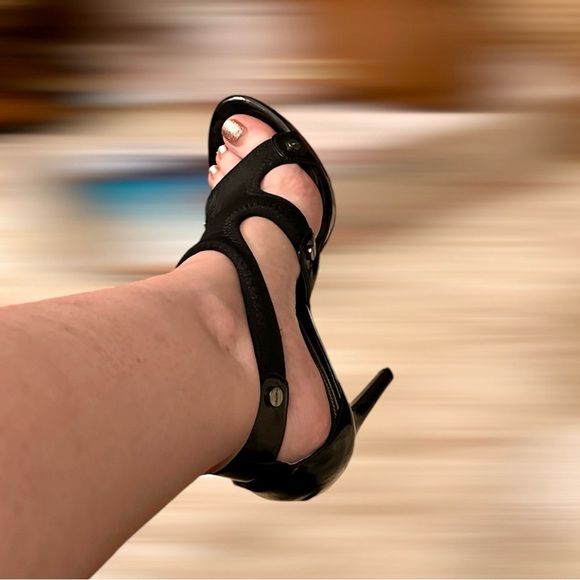 Calvin Klein 4.5 inch steel stilettos. - Picture 2 of 9